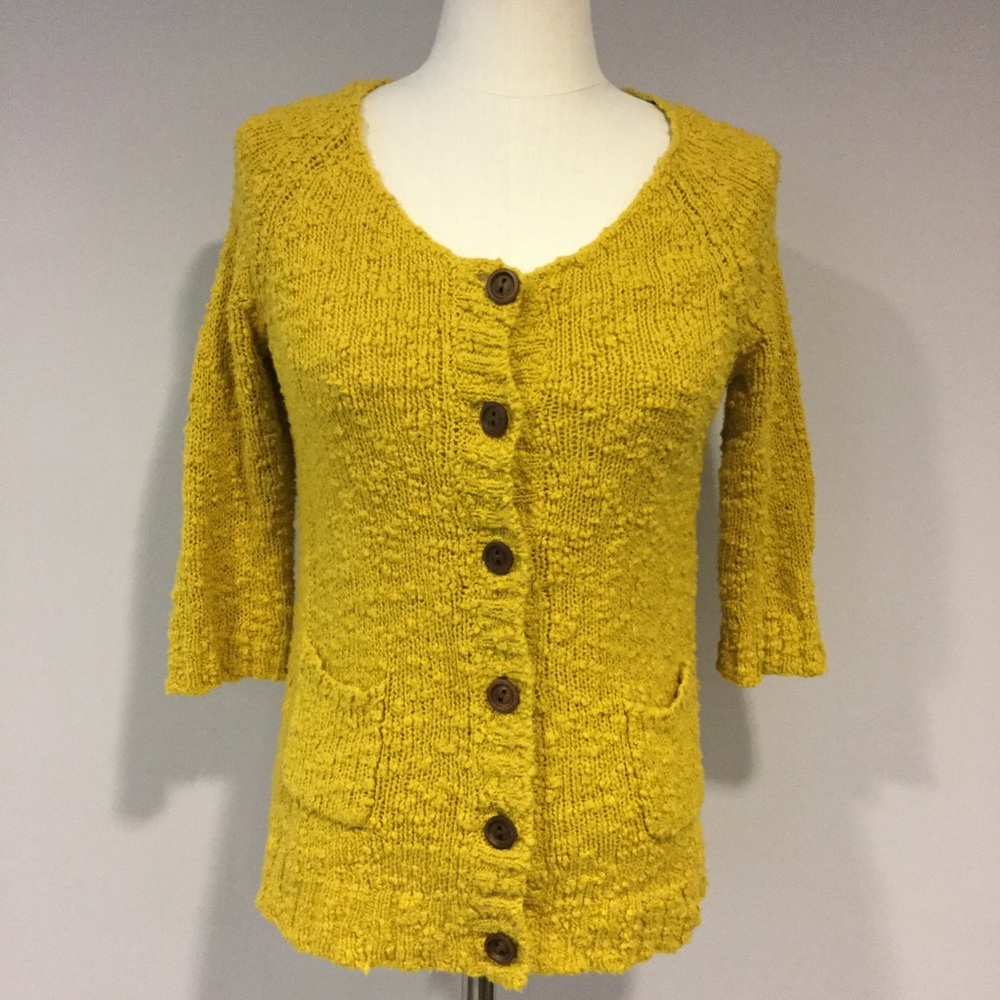 Anthropologie Little Yellow Bird Cardigan, size M